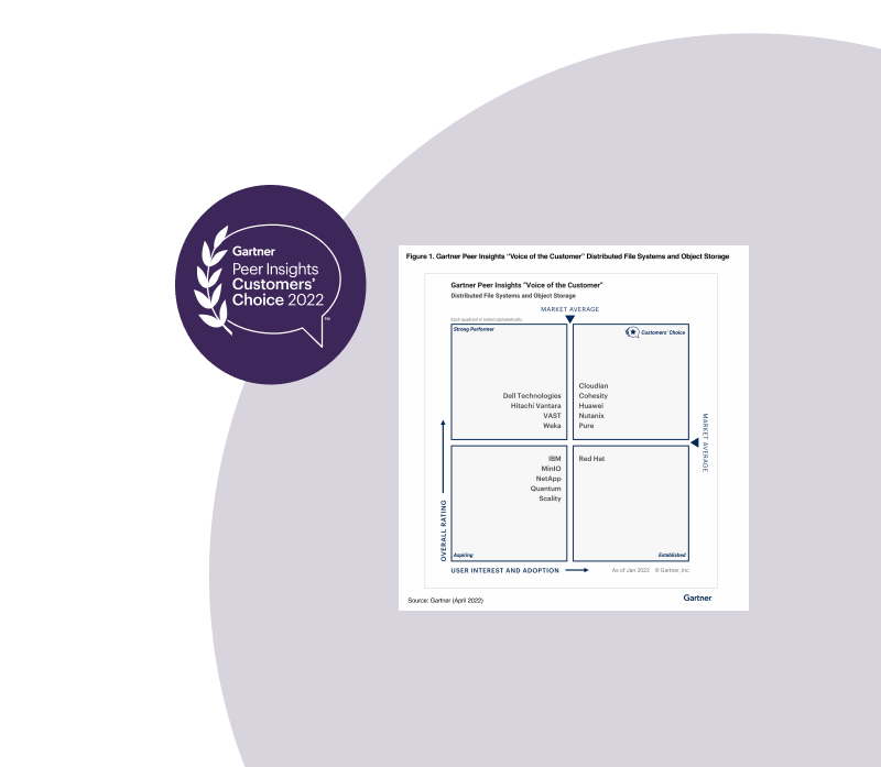 Gartner同行洞察:客户对分布式文件系统和对象存储的选择